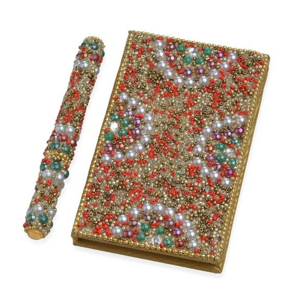 2pc Handcrafted Multi Color Beaded Journal… - Picture 1 of 2
